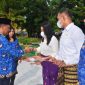 Penjabat Walikota Kupang, George Hadjoh saat perayaan HUT Korpri tingkat Kota Kupang.