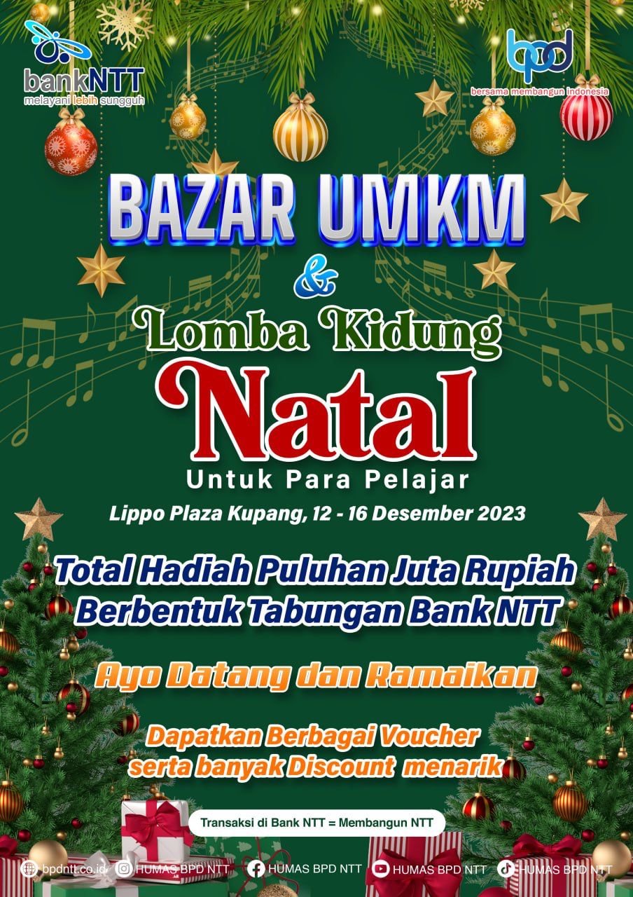 Ayo Kunjungi Bazar UMKM di Seluruh Kantor Cabang Bank NTT | MediatorKupang