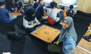 Suasana Pasar Seni Diskom, Pre Event#2 Diskomvision di Gor PPLP Sepak Takraw 1, Tegalrejo, Salatiga, Sabtu (20-04-2024). (6)