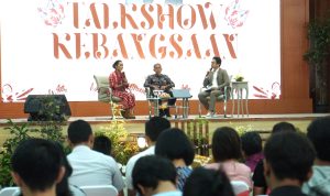 Talk Show Kebangsaan bersama Rektor UKSW Prof. Dr. Intiyas Utami, S.E., M.Si., Ak., dan Sekretaris Daerah Jawa Tengah Sumarno, S.E., M.M., Rabu (26-06-2024). (2)