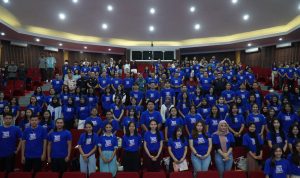 Foto bersama kegiatan Dispora Goes to Campus Sosialisasi Peraturan Perundang-Undangan di Bidang Cukai Tahun 2024 dan Edukasi Keuangan Bagi Mahasiswa,Selasa (14-10-2024)