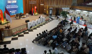 Suasana dalam Talkshow Menjadi Siswa dan Mahasiswa yang Aktif, Kreatif, dan Berprestasi di Balairung UKSW, Jumat (22-11-2024) (7)
