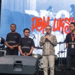 Profesor Dr. Ferdy S. Rondonuwu, S.Pd., M.Sc., selaku Wakil Rektor Bidang Pengajaran, Akademik, dan Kemahasiswaan, menyampaikan apresiasi atas diadakannya POM 2025.