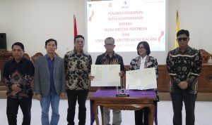 UKSW resmi menjalin kerja sama dengan HKI di Ruang Grha Kartini, Kamis (19-06-2025) (2)