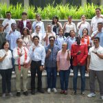 Foto bersama dalam Satya Wacana International Scholarship (SWIS) 2025 Awardee Welcome Reception.
